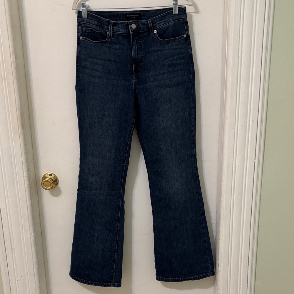 Banana Republic Dark Blue Flare Jeans